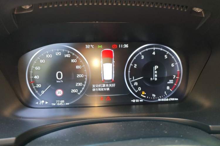 Used Volvo V90 2019 Cross Country T5 AWD Luxury Edition China V Standard Instrument Cluster