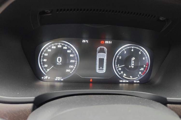 Used Volvo V90 2019 Cross Country T5 AWD Luxury Edition China V Standard Instrument Cluster