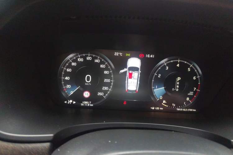 Used Volvo V90 2019 Cross Country T5 AWD Smart Range Version China V Standard Instrument Cluster