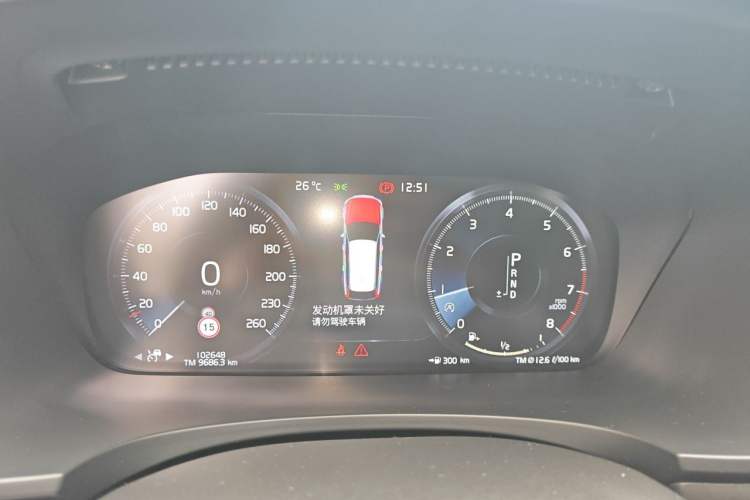 Used Volvo V90 2019 Cross Country T5 AWD Luxury Edition China V Standard Instrument Cluster