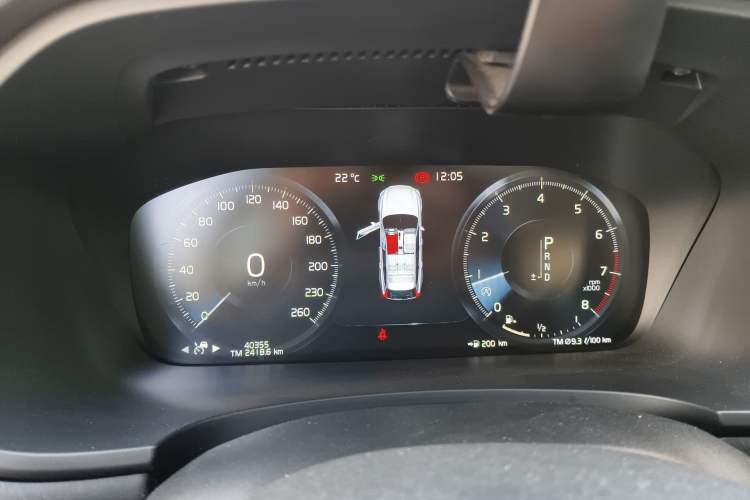 Used Volvo V90 2019 Cross Country T5 AWD Smart Range Version China VI Standard Instrument Cluster