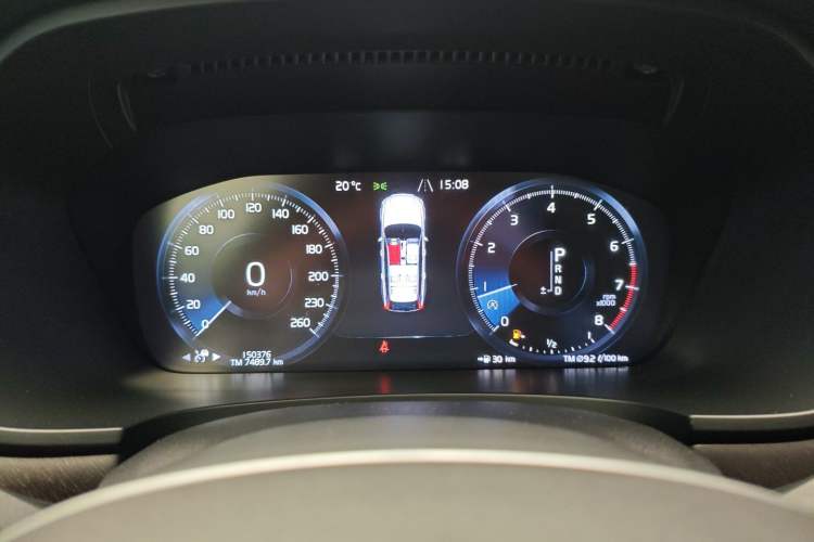 Used Volvo V90 2019 Cross Country T5 AWD Smart Range Version China V Standard Instrument Cluster