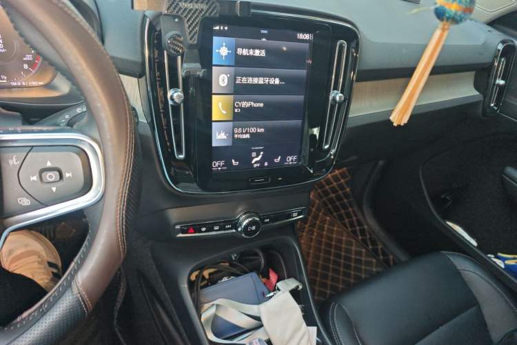Used Volvo XC40 2020 T4 Four-Wheel Drive Smart Luxury Edition Audio And AC Panel