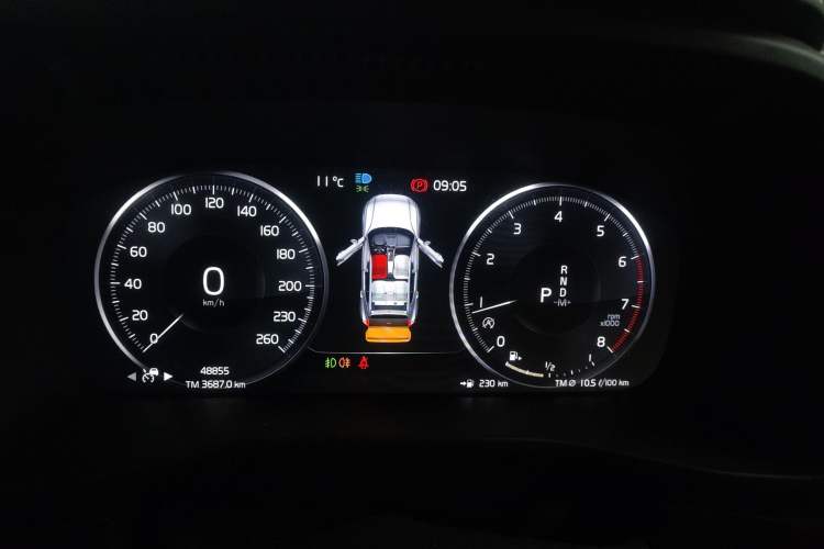 Used Volvo XC40 2021 T4 Four-Wheel Drive Smart Luxury Edition Instrument Cluster