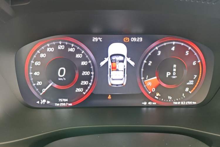 Used Volvo XC40 2021 T4 Four-Wheel Drive Smart Luxury Edition Instrument Cluster