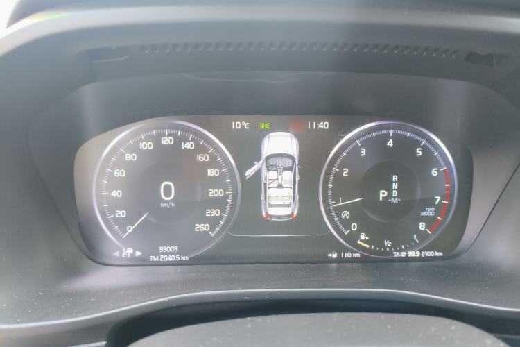 Used Volvo XC40 2021 T4 Four-Wheel Drive Smart Luxury Edition Instrument Cluster