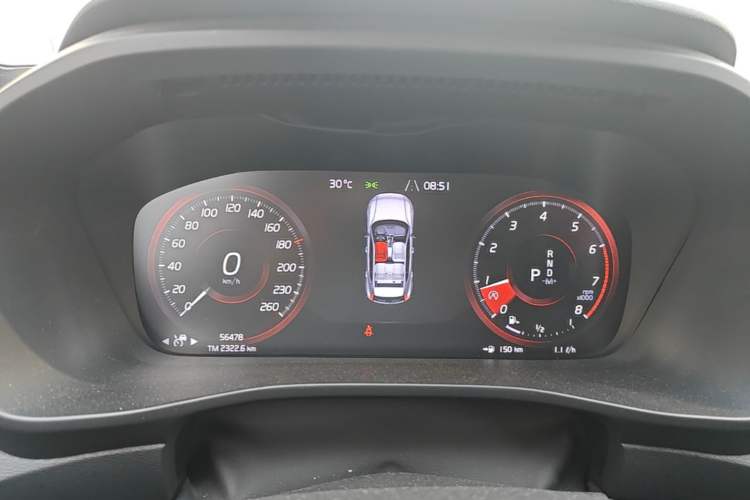 Used Volvo XC40 2021 T4 Four-Wheel Drive Smart Luxury Edition Instrument Cluster