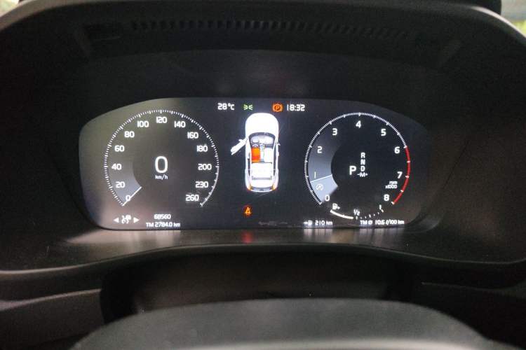 Used Volvo XC40 2022 T4 Four-Wheel Drive Smart & Luxurious Edition Instrument Cluster
