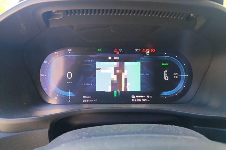 Used Volvo XC40 New Energy 2021 P8 Pure Electric All-Wheel Drive Smart Luxury Sport Edition Instrument Cluster