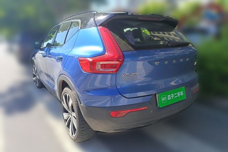 Used Volvo XC40 New Energy 2021 P8 Pure Electric All-Wheel Drive Smart Luxury Sport Edition Rear Left 45 Deg