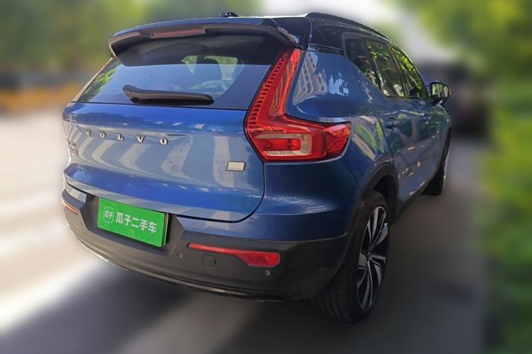 Used Volvo XC40 New Energy 2021 P8 Pure Electric All-Wheel Drive Smart Luxury Sport Edition Rear Right 45 Deg