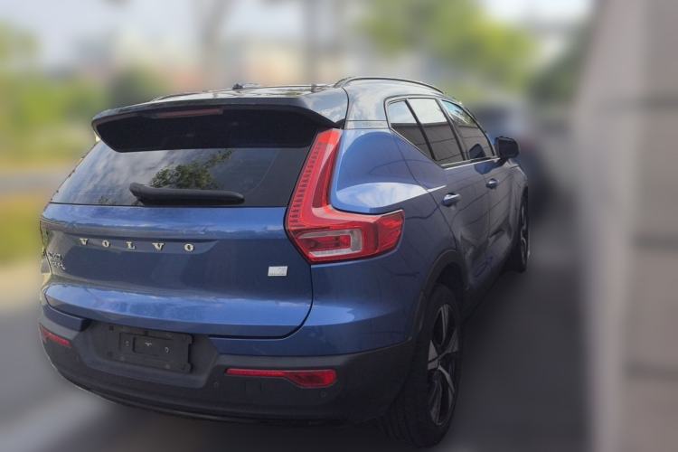 Used Volvo XC40 New Energy 2021 P8 Pure Electric All-Wheel Drive Smart Luxury Sport Edition Rear Right 45 Deg