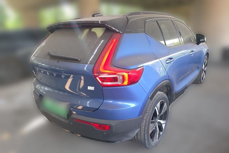 Used Volvo XC40 New Energy 2021 P8 Pure Electric All-Wheel Drive Smart Luxury Sport Edition Rear Right 45 Deg
