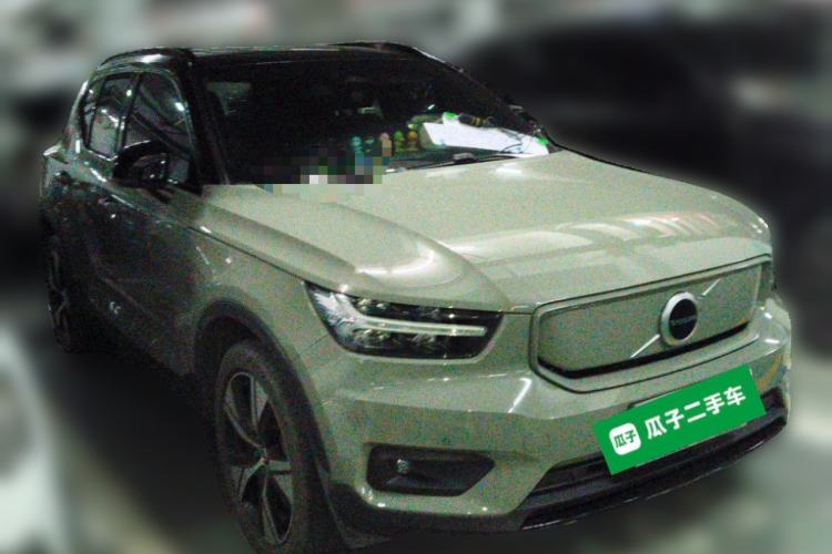 Used Volvo XC40 New Energy 2021 P8 Pure Electric All-Wheel Drive Smart Luxury Sport Edition Front Right 45 Deg