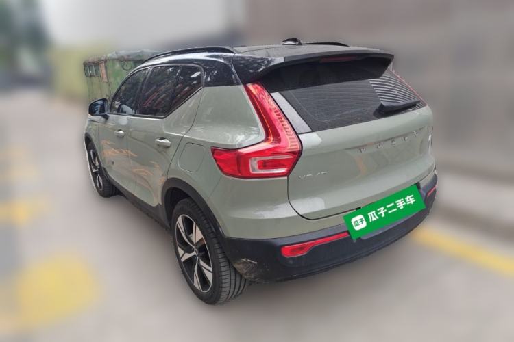 Used Volvo XC40 New Energy 2021 P8 Pure Electric All-Wheel Drive Smart Luxury Sport Edition Rear Left 45 Deg