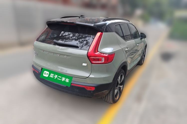 Used Volvo XC40 New Energy 2021 P8 Pure Electric All-Wheel Drive Smart Luxury Sport Edition Rear Right 45 Deg