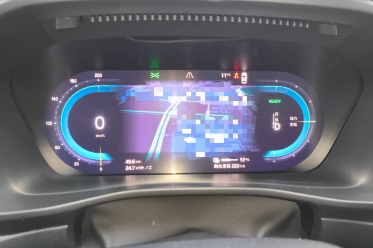 Used Volvo XC40 New Energy 2021 P8 Pure Electric All-Wheel Drive Smart Luxury Sport Edition Instrument Cluster