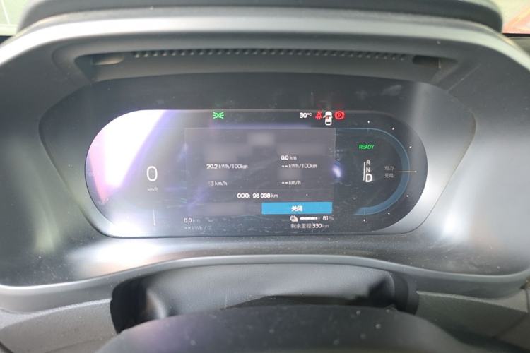 Used Volvo XC40 New Energy 2021 P8 Pure Electric All-Wheel Drive Smart Luxury Sport Edition Instrument Cluster