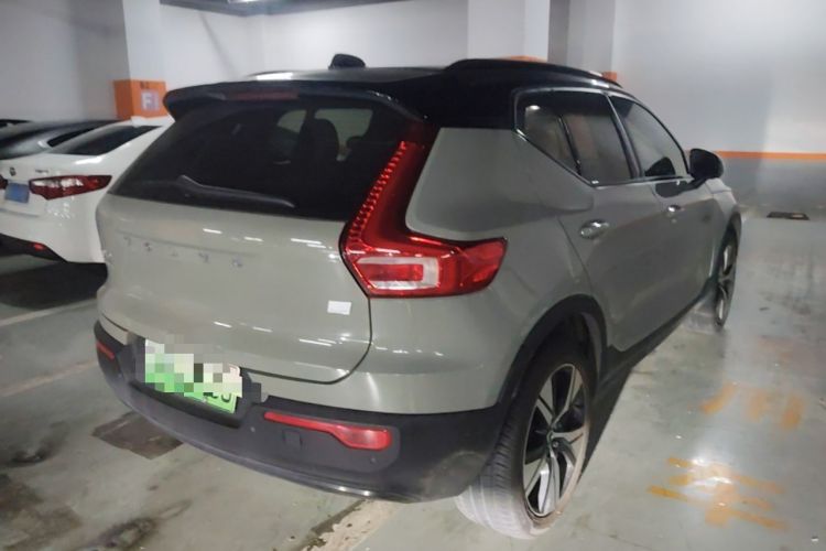 Used Volvo XC40 New Energy 2021 P8 Pure Electric All-Wheel Drive Smart Luxury Sport Edition Rear Right 45 Deg