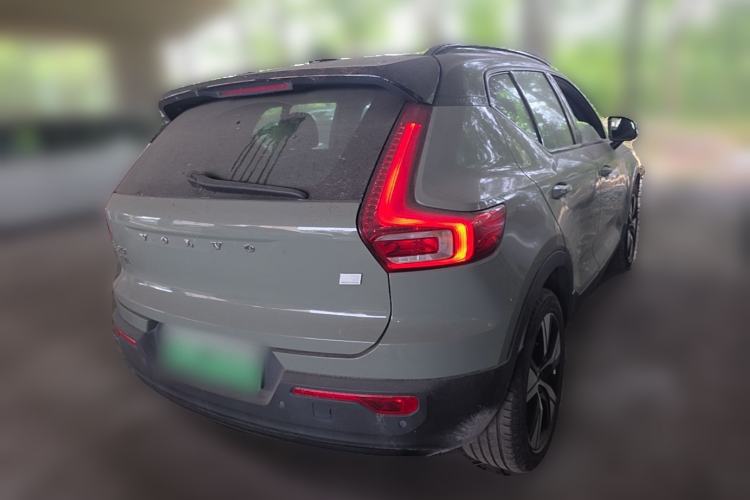 Used Volvo XC40 New Energy 2021 P8 Pure Electric All-Wheel Drive Smart Luxury Sport Edition Rear Right 45 Deg