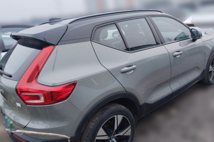 Used Volvo XC40 New Energy 2021 P8 Pure Electric All-Wheel Drive Smart Luxury Sport Edition Rear Right 45 Deg