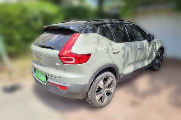 Used Volvo XC40 New Energy 2021 P8 Pure Electric All-Wheel Drive Smart Luxury Sport Edition Rear Right 45 Deg