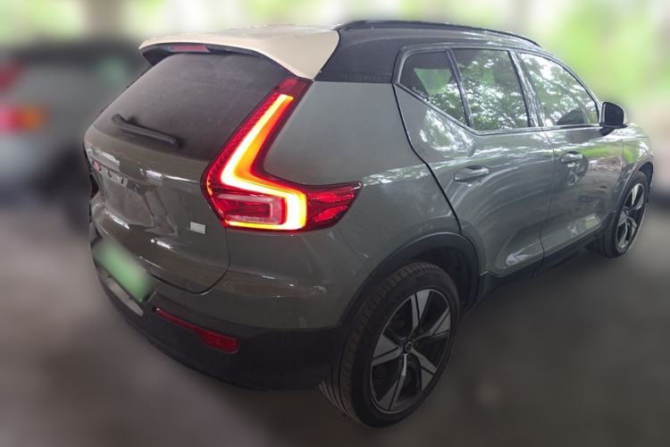 Used Volvo XC40 New Energy 2021 P8 Pure Electric All-Wheel Drive Smart Luxury Sport Edition Rear Right 45 Deg
