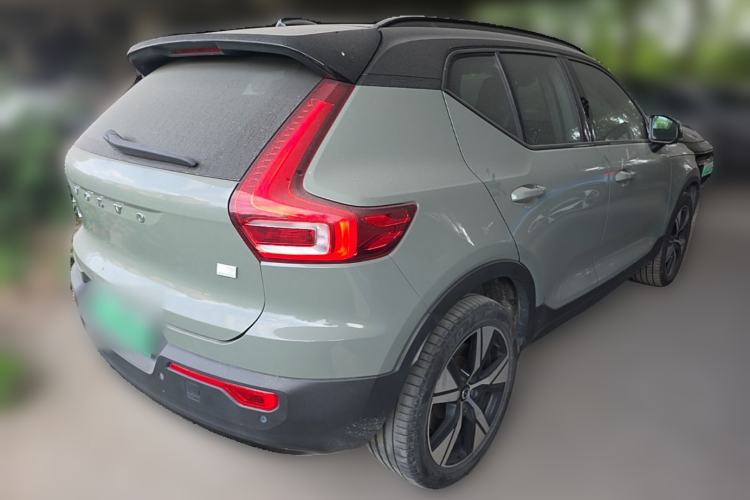 Used Volvo XC40 New Energy 2021 P8 Pure Electric All-Wheel Drive Smart Luxury Sport Edition Rear Right 45 Deg