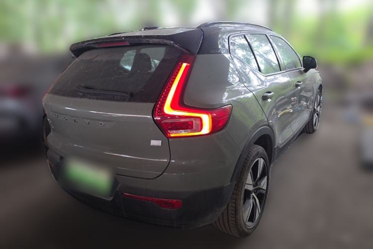 Used Volvo XC40 New Energy 2021 P8 Pure Electric All-Wheel Drive Smart Luxury Sport Edition Rear Right 45 Deg