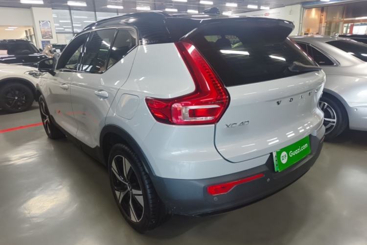Used Volvo XC40 New Energy 2021 P8 Pure Electric All-Wheel Drive Smart Luxury Sport Edition Rear Left 45 Deg