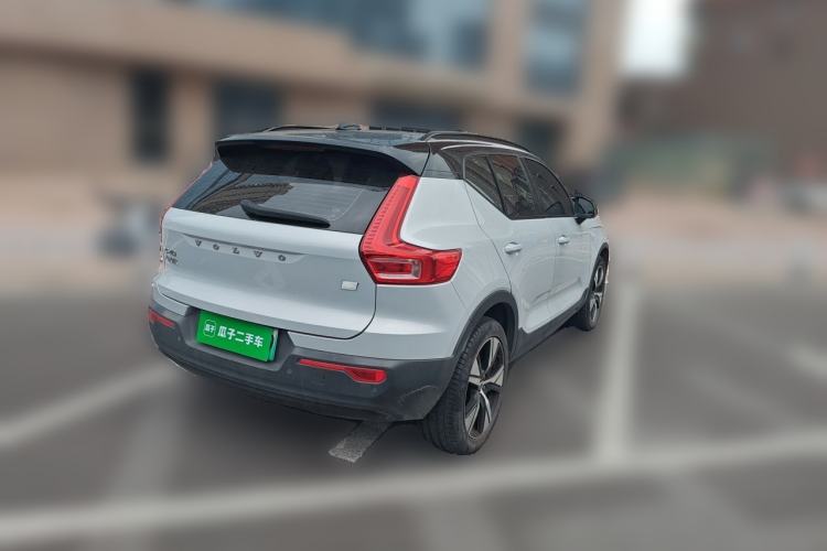 Used Volvo XC40 New Energy 2021 P8 Pure Electric All-Wheel Drive Smart Luxury Sport Edition Rear Right 45 Deg