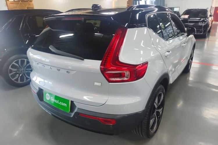 Used Volvo XC40 New Energy 2021 P8 Pure Electric All-Wheel Drive Smart Luxury Sport Edition Rear Right 45 Deg