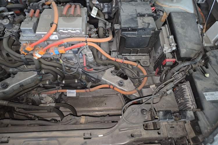 Used Volvo XC40 New Energy 2021 P8 Pure Electric All-Wheel Drive Smart Luxury Sport Edition Engine Bay Left
