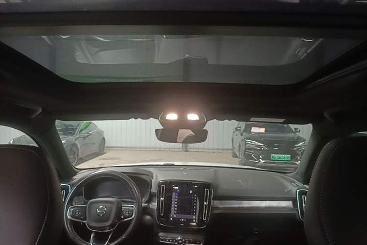 Used Volvo XC40 New Energy 2021 P8 Pure Electric All-Wheel Drive Smart Luxury Sport Edition Headliner