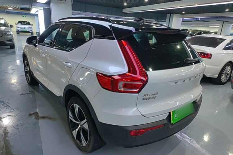 Used Volvo XC40 New Energy 2021 P8 Pure Electric All-Wheel Drive Smart Luxury Sport Edition Rear Left 45 Deg