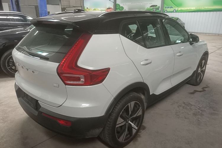 Used Volvo XC40 New Energy 2021 P8 Pure Electric All-Wheel Drive Smart Luxury Sport Edition Rear Right 45 Deg