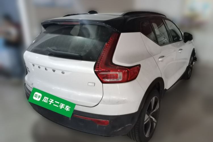 Used Volvo XC40 New Energy 2021 P8 Pure Electric All-Wheel Drive Smart Luxury Sport Edition Rear Right 45 Deg