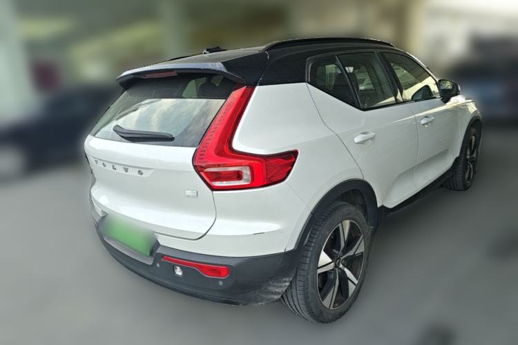 Used Volvo XC40 New Energy 2021 P8 Pure Electric All-Wheel Drive Smart Luxury Sport Edition Rear Right 45 Deg