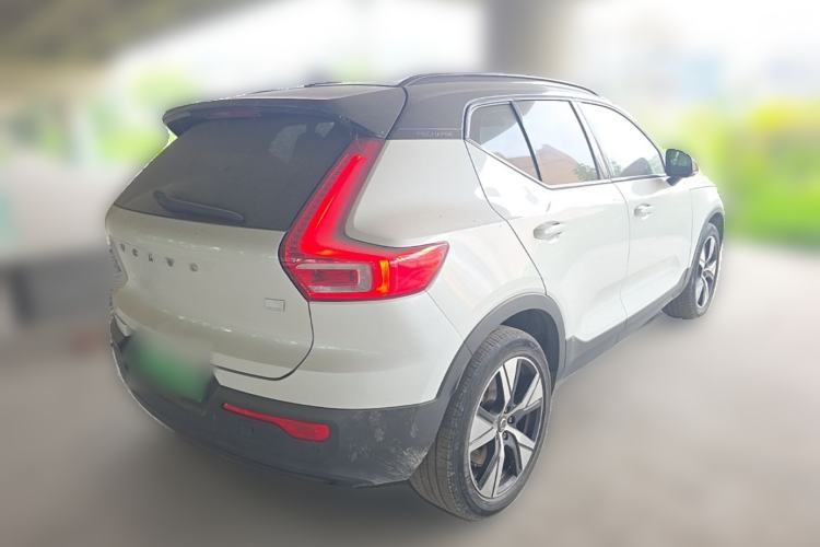 Used Volvo XC40 New Energy 2021 P8 Pure Electric All-Wheel Drive Smart Luxury Sport Edition Rear Right 45 Deg
