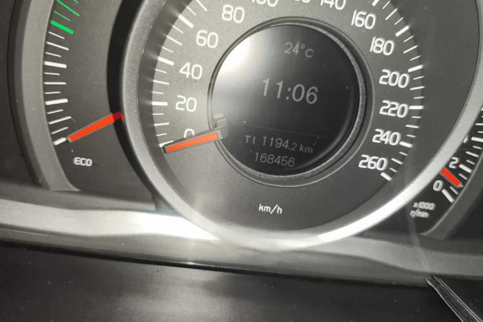 Used Volvo XC60 2013 T5 Zhiya Edition Odometer Close Up
