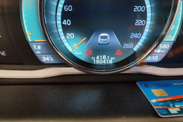 Used Volvo XC60 2014 Restyled T5 Zhiya Edition Odometer Close Up