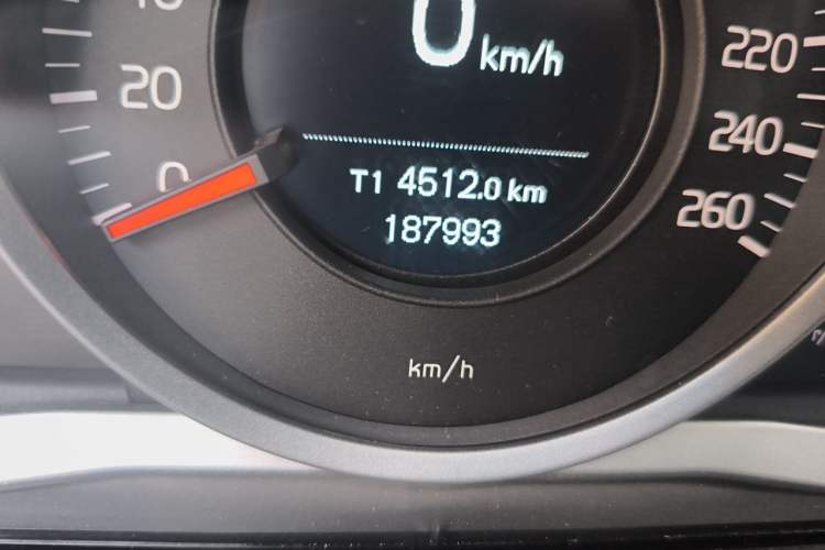 Used Volvo XC60 2014 T5 Zhiyi Edition Odometer Close Up