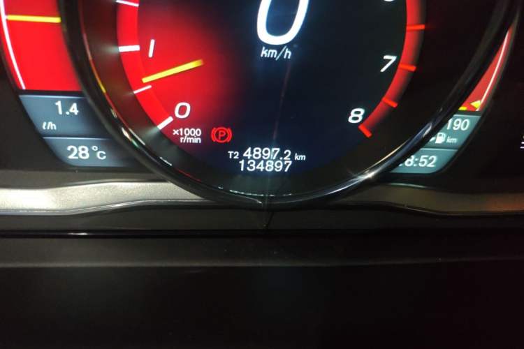 Used Volvo XC60 2014 T6 Zhiyi Edition Odometer Close Up