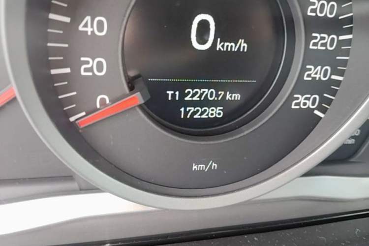 Used Volvo XC60 2014 T5 Zhiyi Edition Odometer Close Up