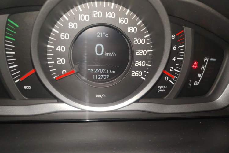 Used Volvo XC60 2014 T5 Zhiyi Edition Odometer Close Up