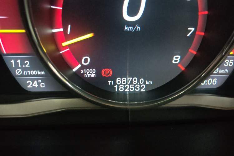 Used Volvo XC60 2014 T6 Zhiyi Edition Odometer Close Up