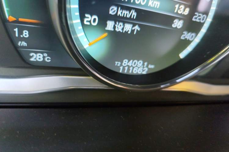 Used Volvo XC60 2014 T6 Zhiyi Edition Odometer Close Up