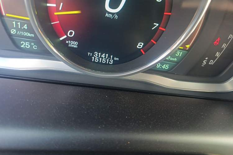 Used Volvo XC60 2014 T6 Zhiyi Edition Odometer Close Up