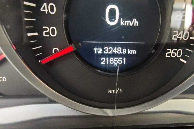 Used Volvo XC60 2014 Facelift T5 Zhiyi Edition Odometer Close Up