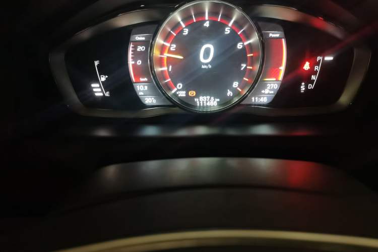 Used Volvo XC60 2014 T6 Zhiyi Edition Odometer Close Up